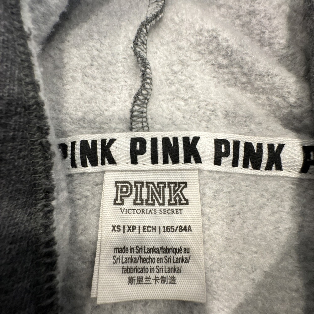 VICTORIA SECRET PINK SEQUENCE EMBROIDERED‎ Sweater Hoodie XS Limited Edition #80 - Picture 12 of 16